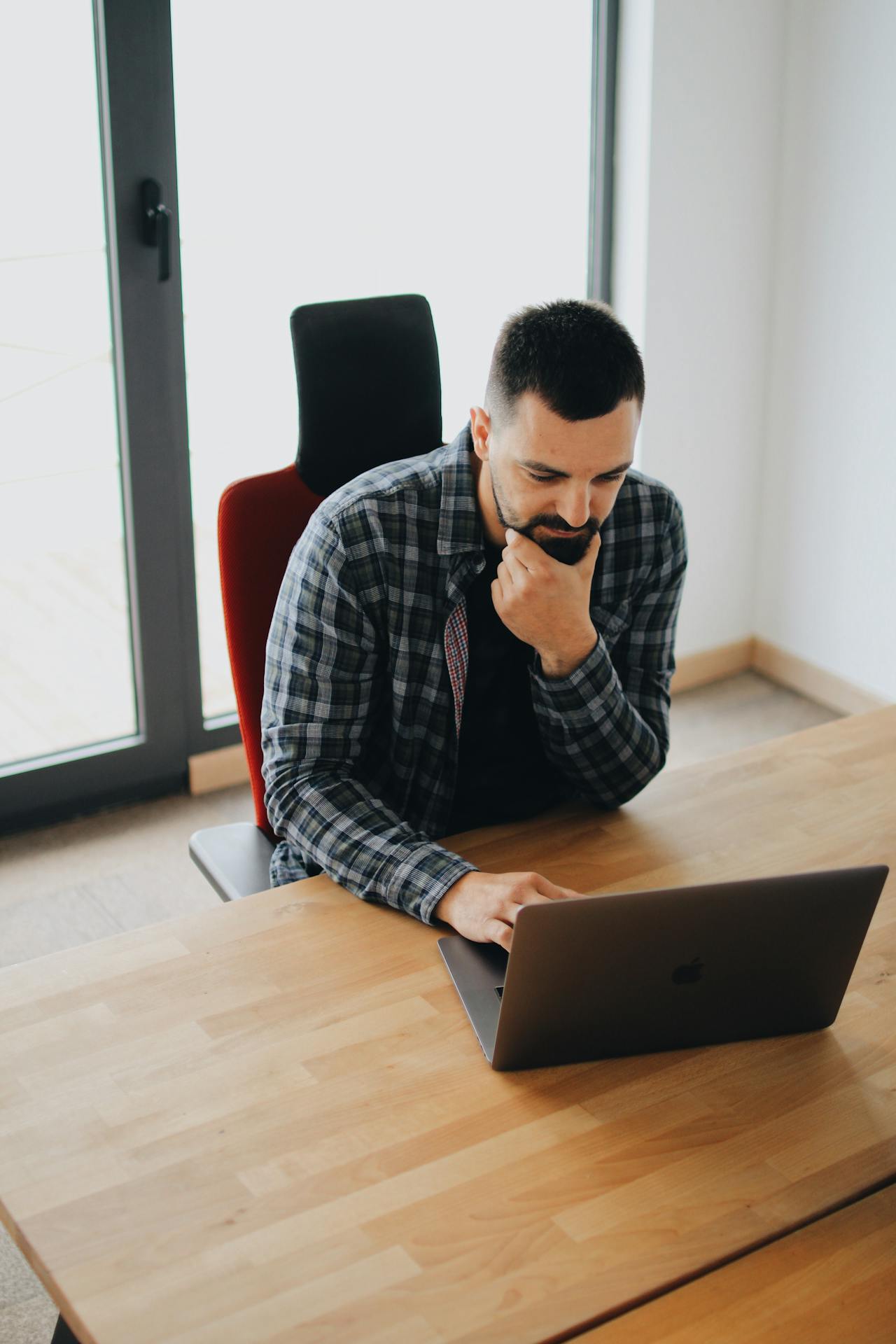 man on laptop